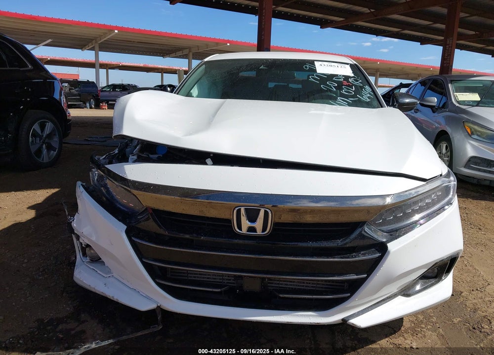 2022 HONDA ACCORD VIN: 1HGCV1F31NA106496