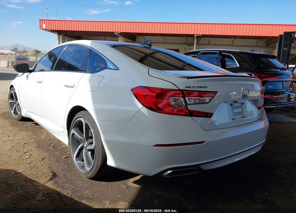 2022 HONDA ACCORD VIN: 1HGCV1F31NA106496