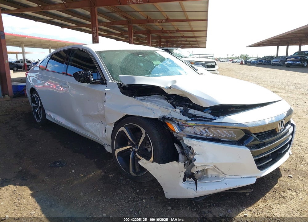 2022 HONDA ACCORD VIN: 1HGCV1F31NA106496
