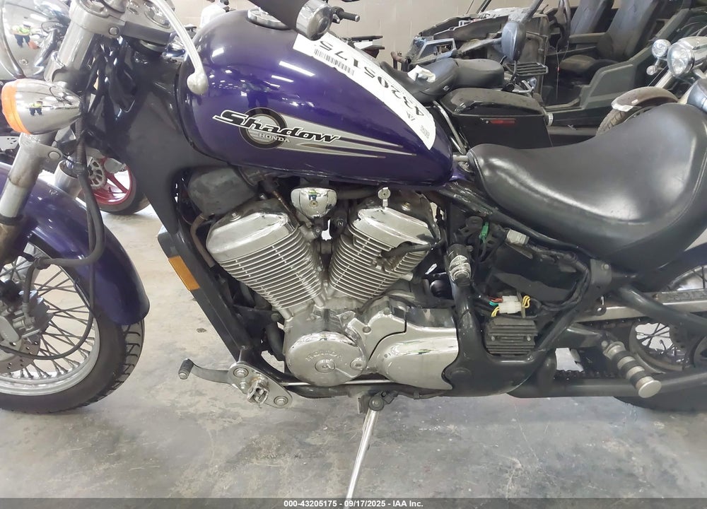 2002 HONDA VT600 CD VIN: JH2PC21342M312416