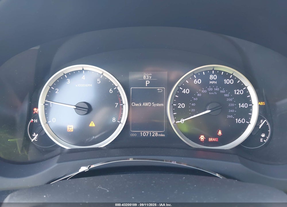 2015 LEXUS IS 250 VIN: JTHCF1D28F5018575