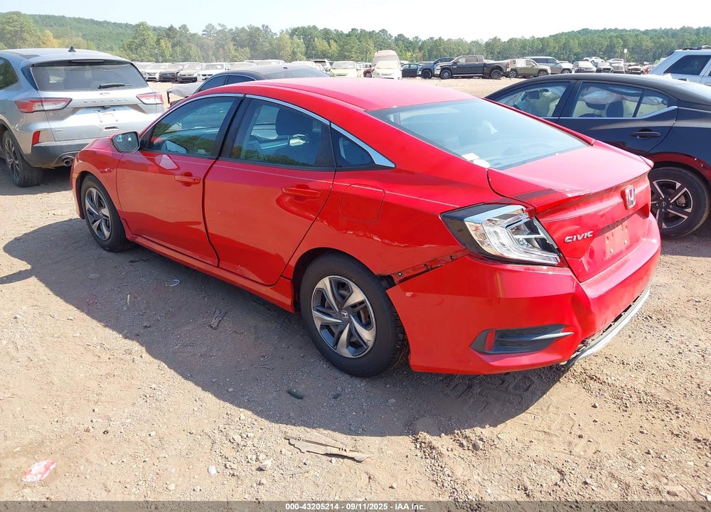 2019 HONDA CIVIC LX VIN: 2HGFC2F62KH507538
