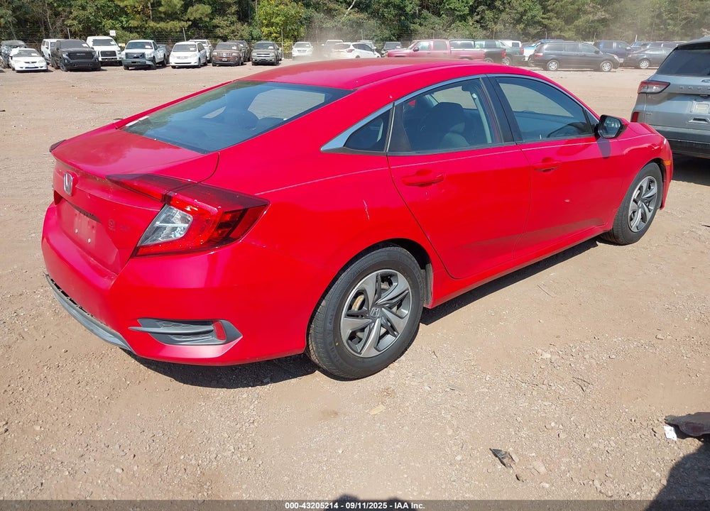 2019 HONDA CIVIC LX VIN: 2HGFC2F62KH507538