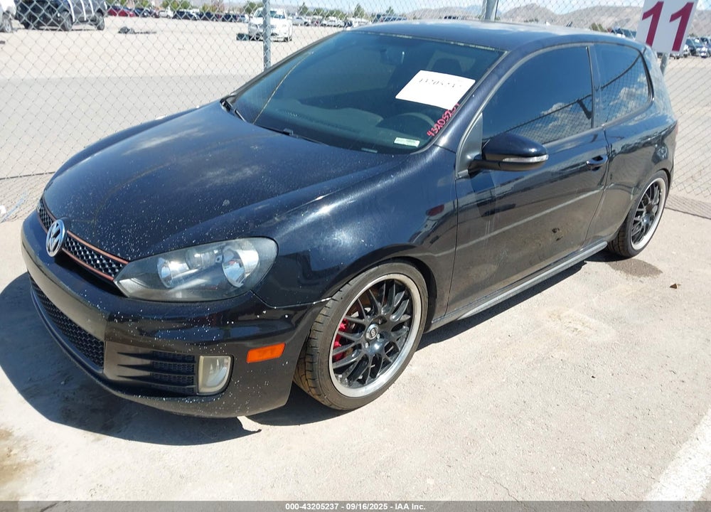 2011 VOLKSWAGEN GTI VIN: WVWEV7AJXBW066322