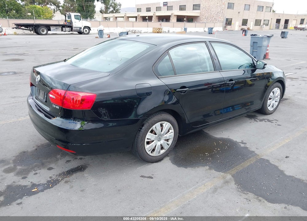 2012 VOLKSWAGEN JETTA 2.5L SE VIN: 3VWDX7AJ4CM114157