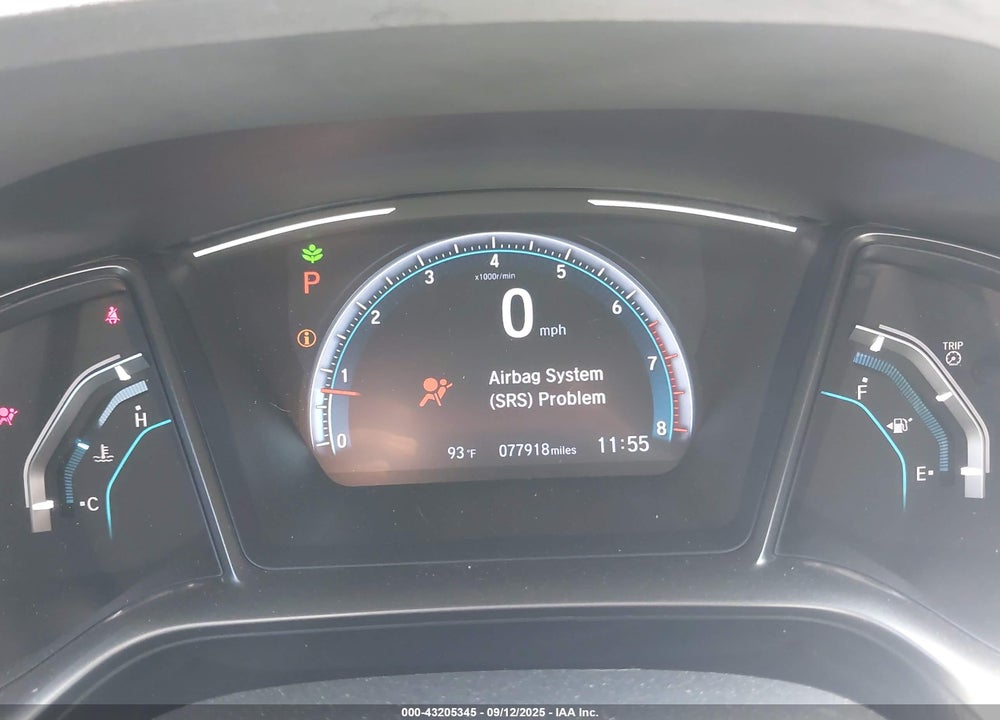 2019 HONDA CIVIC EX VIN: SHHFK7H68KU225310
