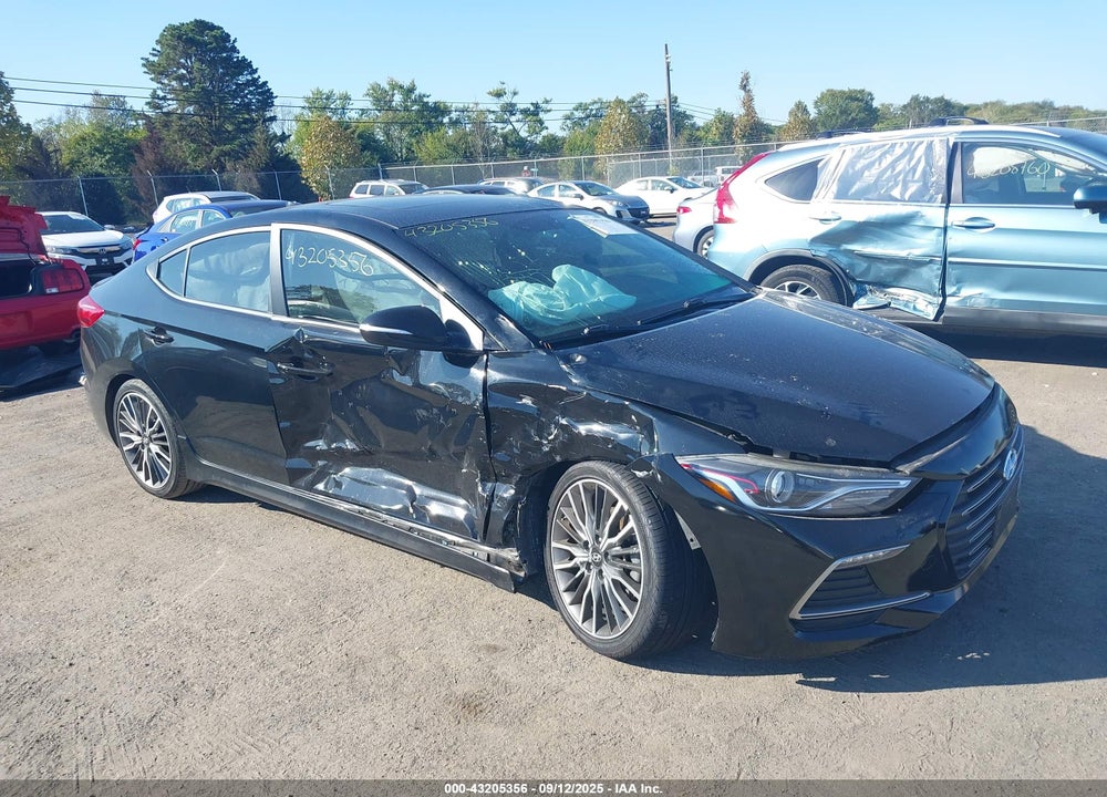 2018 HYUNDAI ELANTRA SPORT VIN: KMHD04LB1JU509915