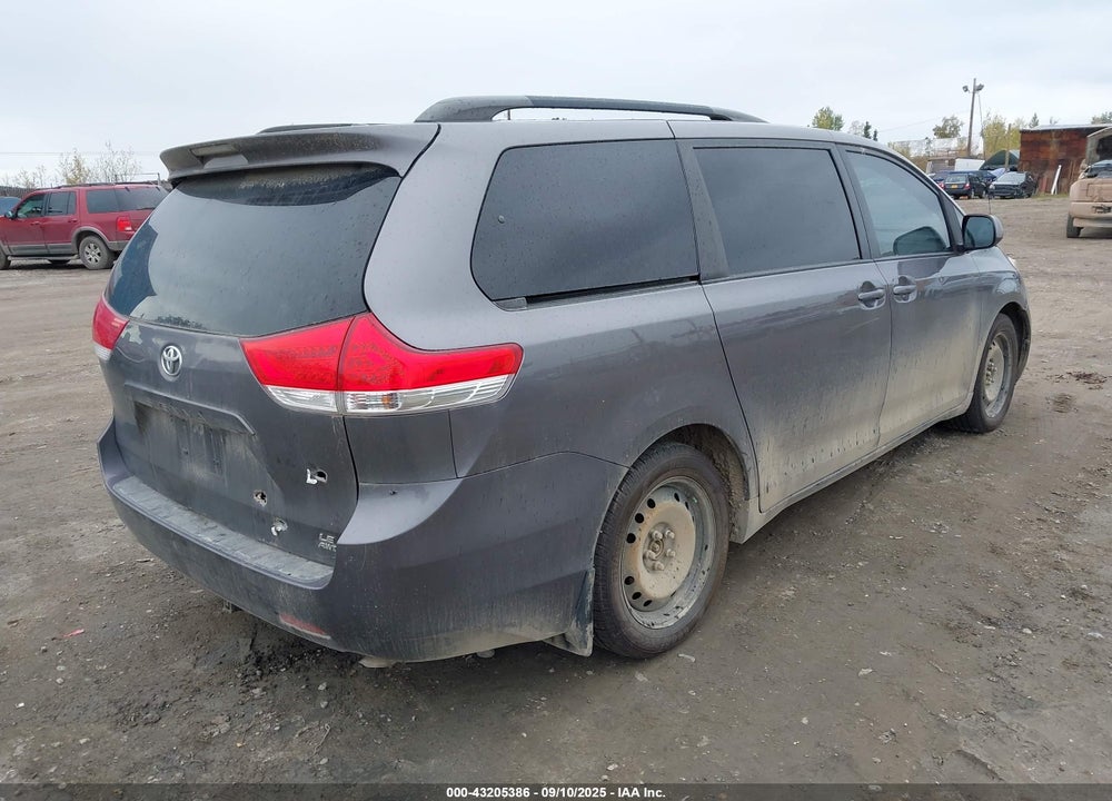 2012 TOYOTA SIENNA LE 7 PASSENGER VIN: 5TDJK3DC4CS033038