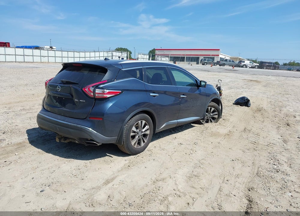 2015 NISSAN MURANO SL VIN: 5N1AZ2MH3FN272443