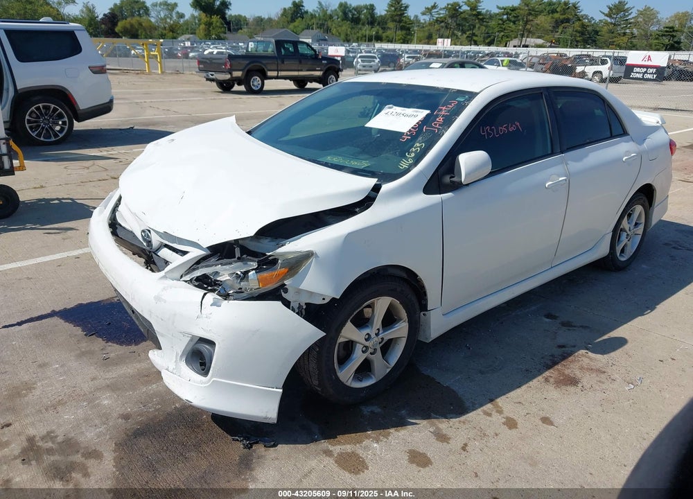 2012 TOYOTA COROLLA S/LE VIN: 2T1BU4EE3CC876855