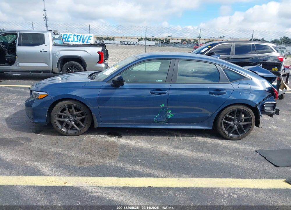 2025 HONDA CIVIC SPORT VIN: 2HGFE2F57SH588358