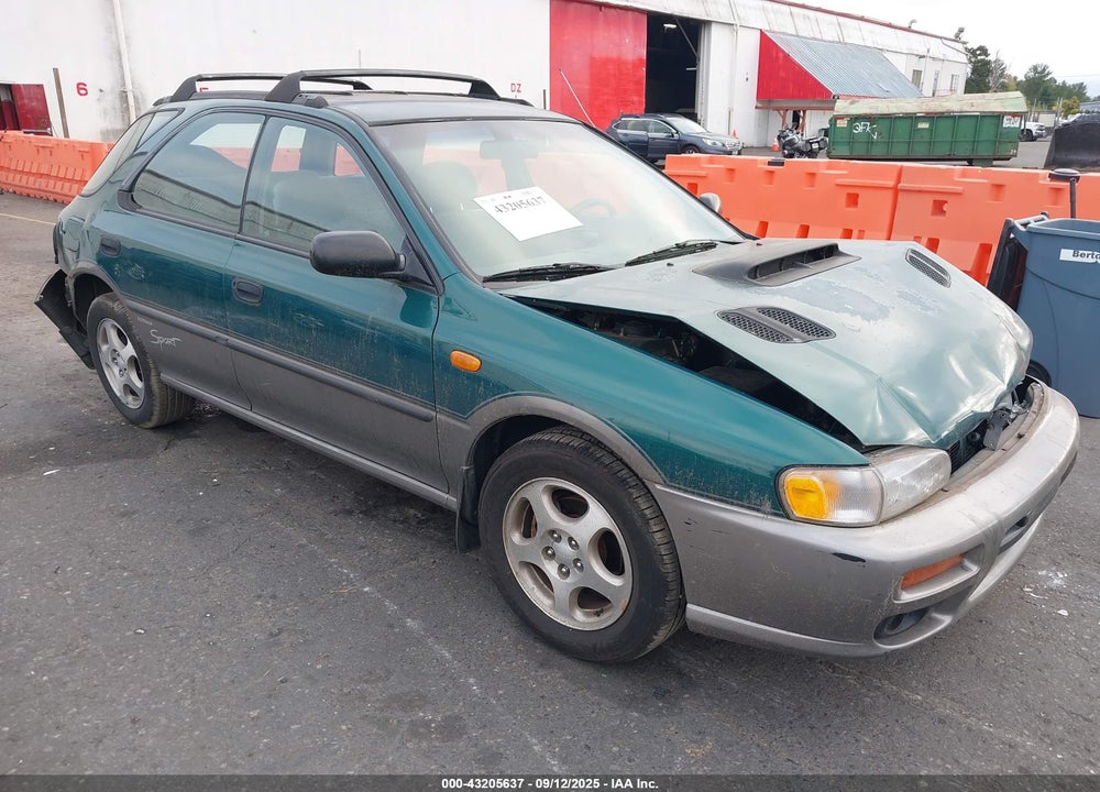 1997 SUBARU IMPREZA OUTBACK SPORT VIN: JF1GF485XVG821809