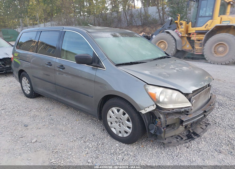 2007 HONDA ODYSSEY LX VIN: 5FNRL38257B004496