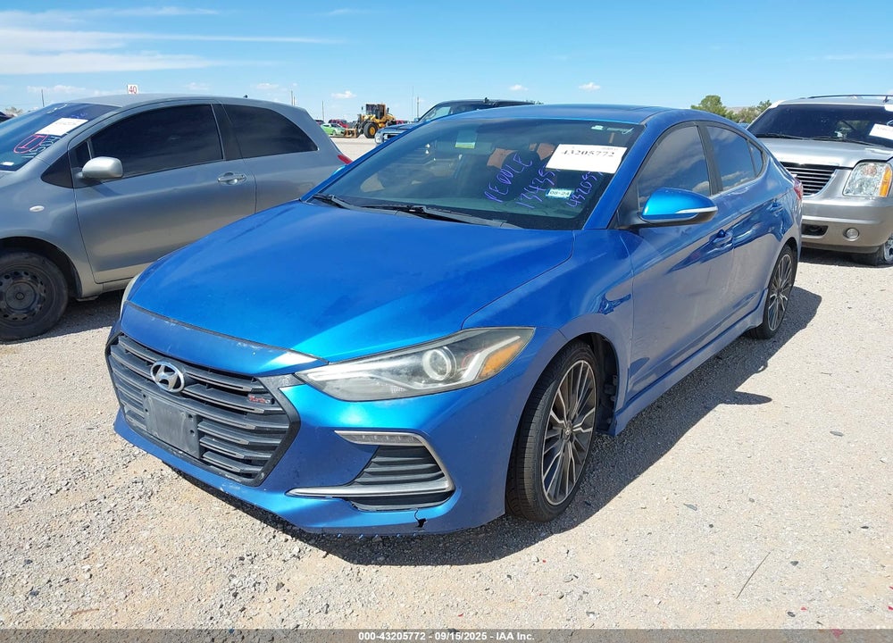 2018 HYUNDAI ELANTRA SPORT VIN: KMHD04LB6JU455382