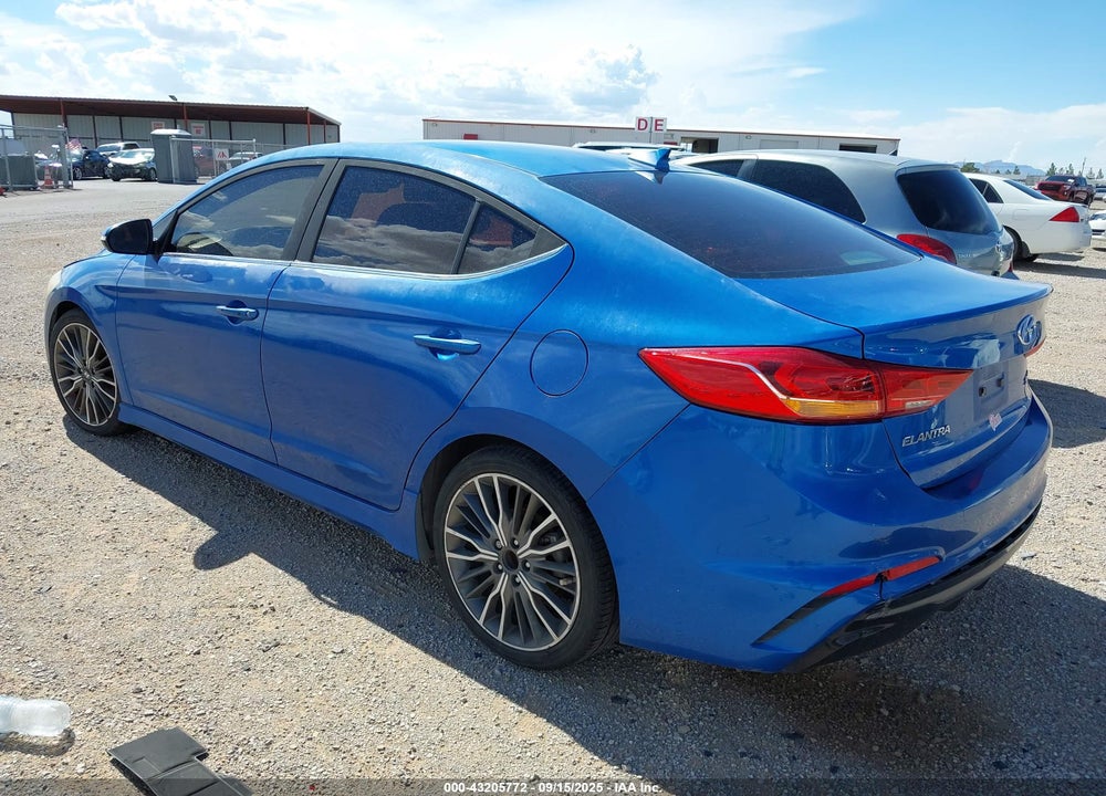 2018 HYUNDAI ELANTRA SPORT VIN: KMHD04LB6JU455382