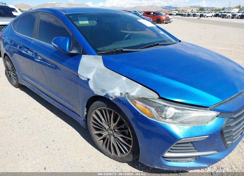 2018 HYUNDAI ELANTRA SPORT VIN: KMHD04LB6JU455382