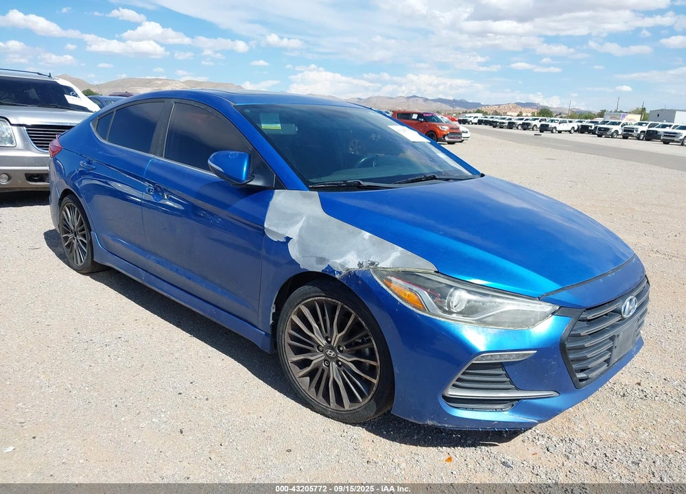 2018 HYUNDAI ELANTRA SPORT VIN: KMHD04LB6JU455382