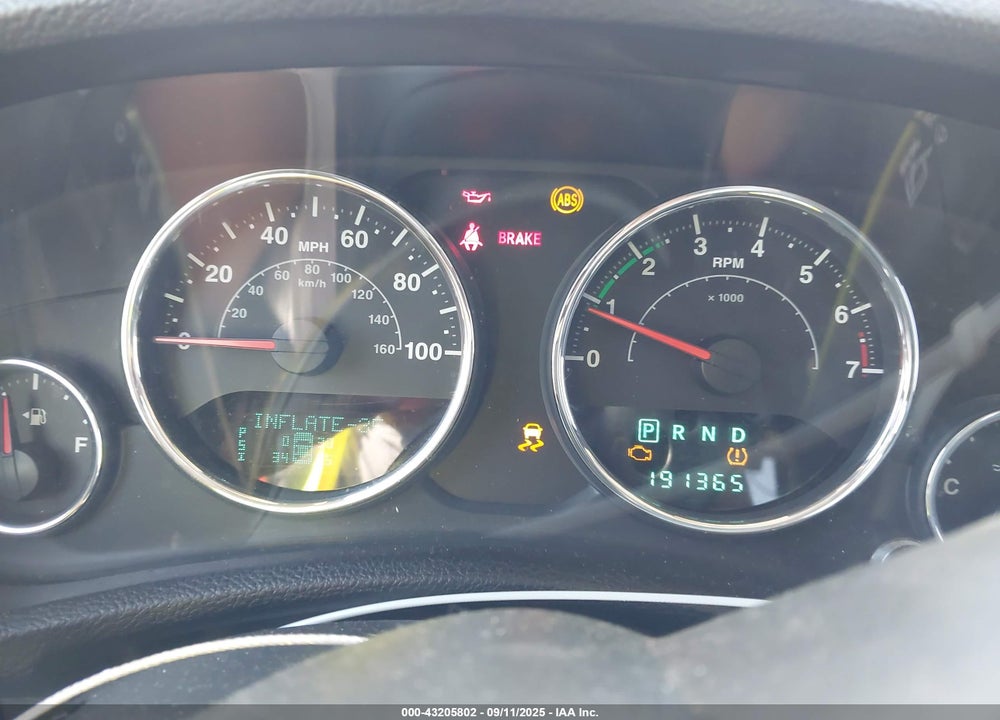 2013 JEEP WRANGLER UNLIMITED VIN: 1C4BJWDG3DL523999
