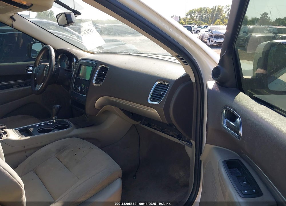 2012 DODGE DURANGO VIN: 1C4RDHAG3CC330403