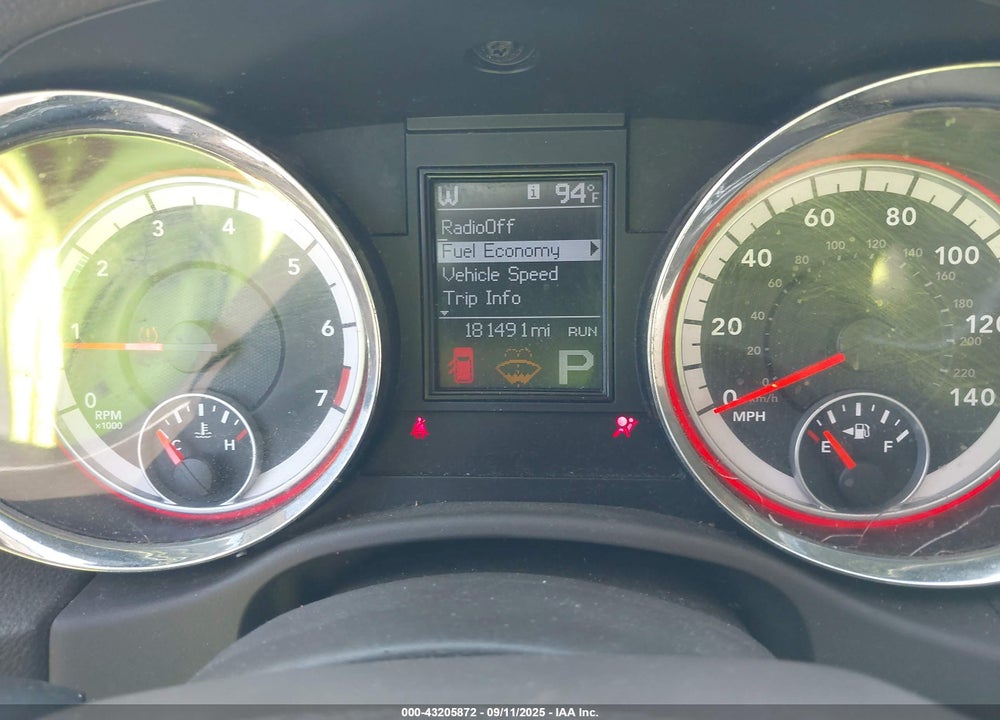 2012 DODGE DURANGO VIN: 1C4RDHAG3CC330403