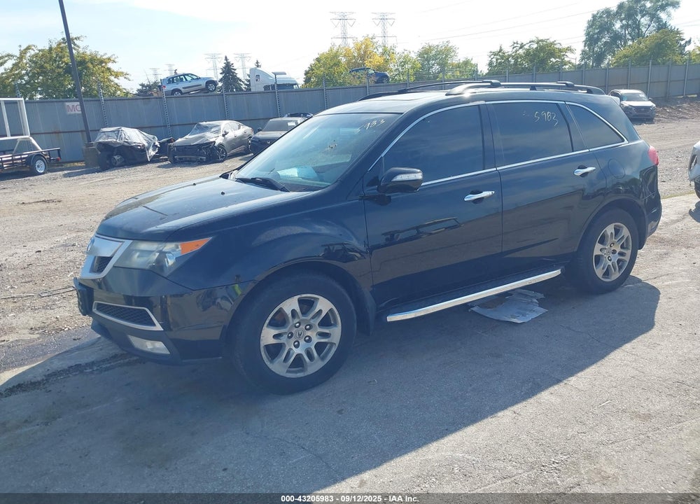 2010 ACURA MDX ADVANCE PACKAGE VIN: 2HNYD2H55AH526554