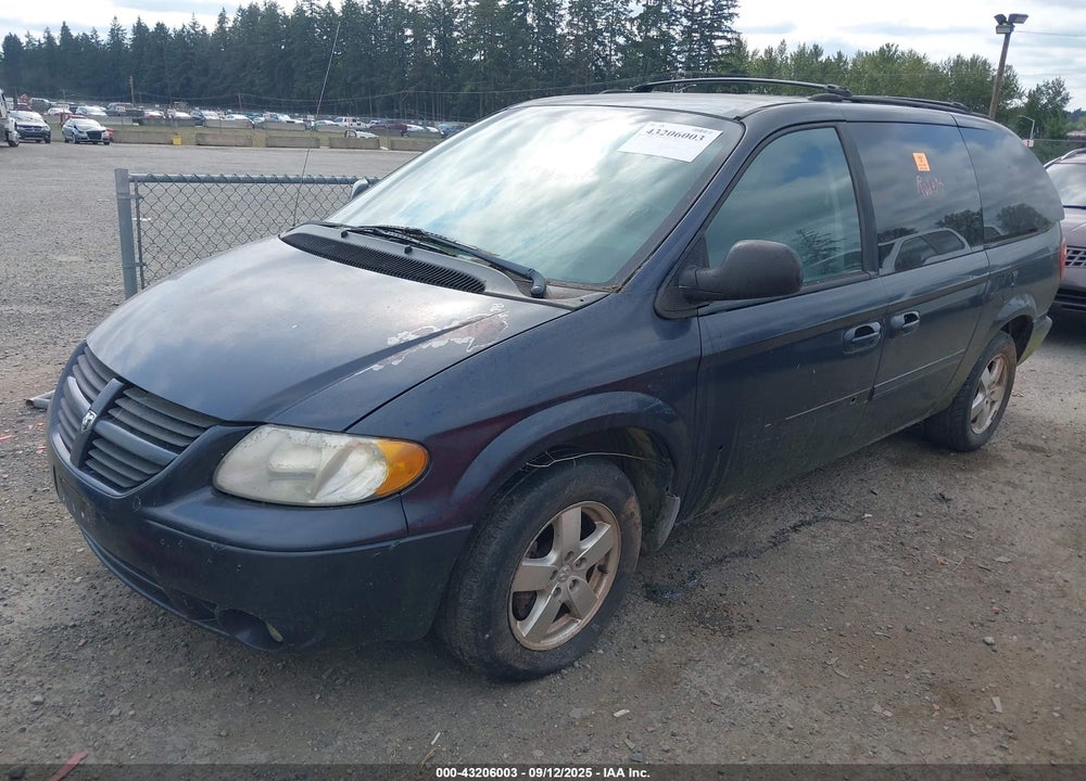 2007 DODGE GRAND CARAVAN SXT VIN: 2D4GP44L17R117823