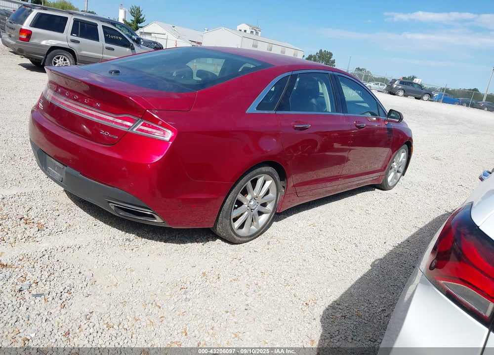 2015 LINCOLN MKZ VIN: 3LN6L2G90FR626718