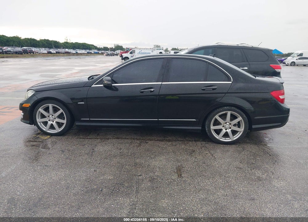 2012 MERCEDES-BENZ C CLASS VIN: WDDGF5HB4CR219789