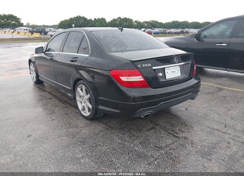 2012 MERCEDES-BENZ C CLASS VIN: WDDGF5HB4CR219789