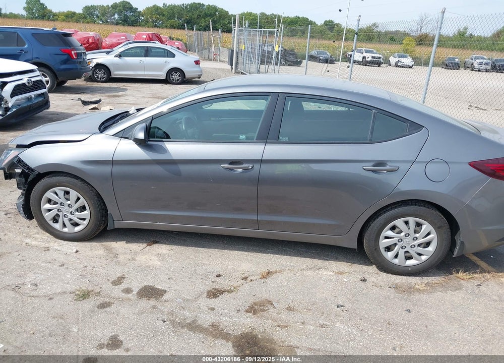 2019 HYUNDAI ELANTRA VIN: 5NPD74LFXKH411058