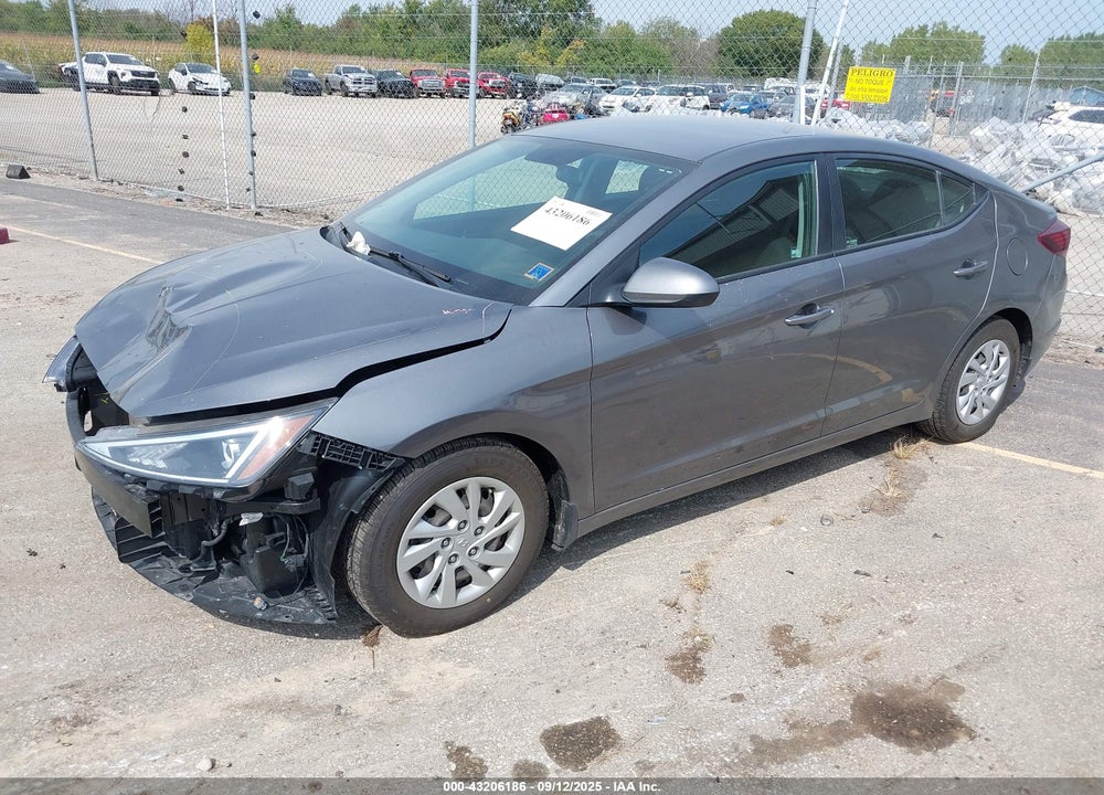 2019 HYUNDAI ELANTRA VIN: 5NPD74LFXKH411058