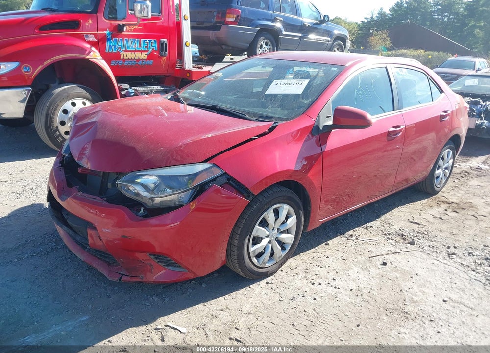 2015 TOYOTA COROLLA VIN: 2T1BURHE7FC242395