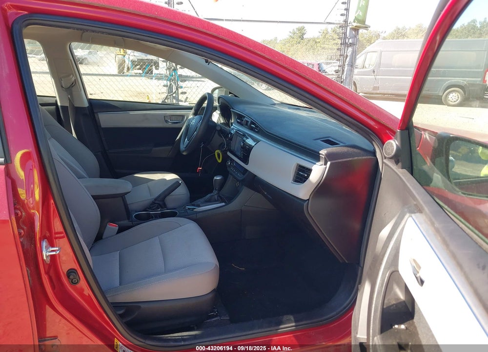 2015 TOYOTA COROLLA VIN: 2T1BURHE7FC242395