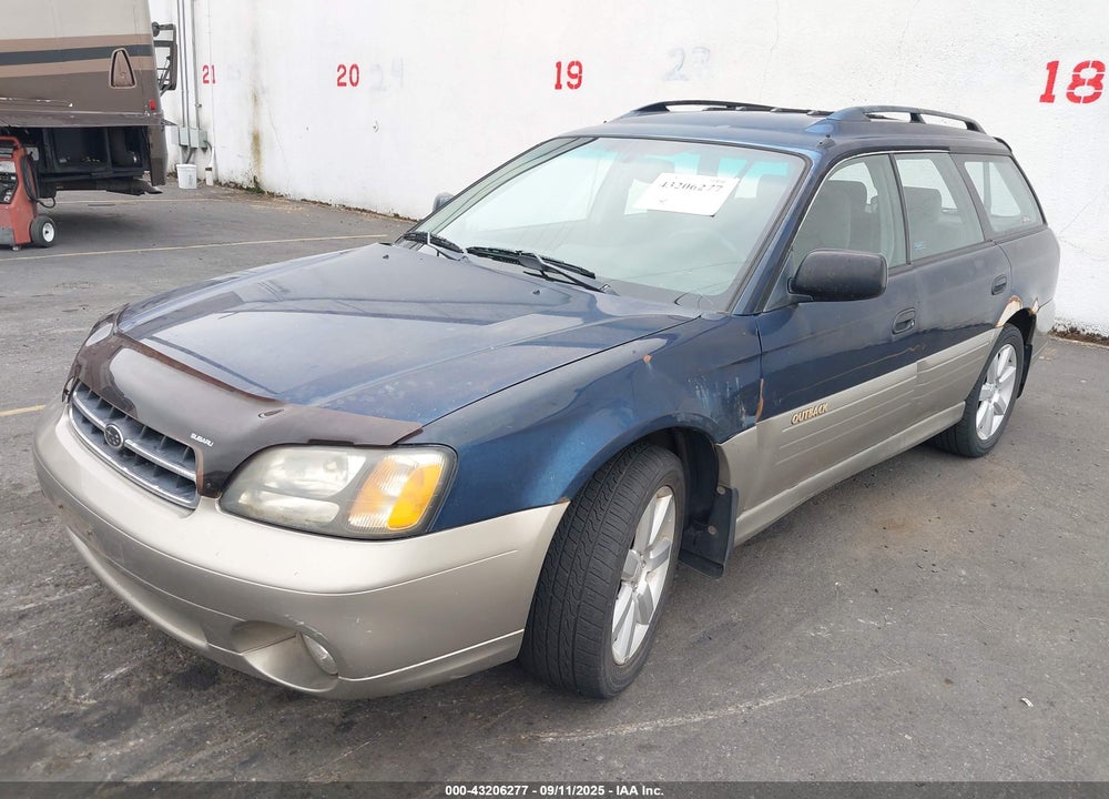 2001 SUBARU OUTBACK VIN: 4S3BH665817616674