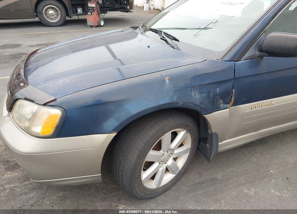 2001 SUBARU OUTBACK VIN: 4S3BH665817616674