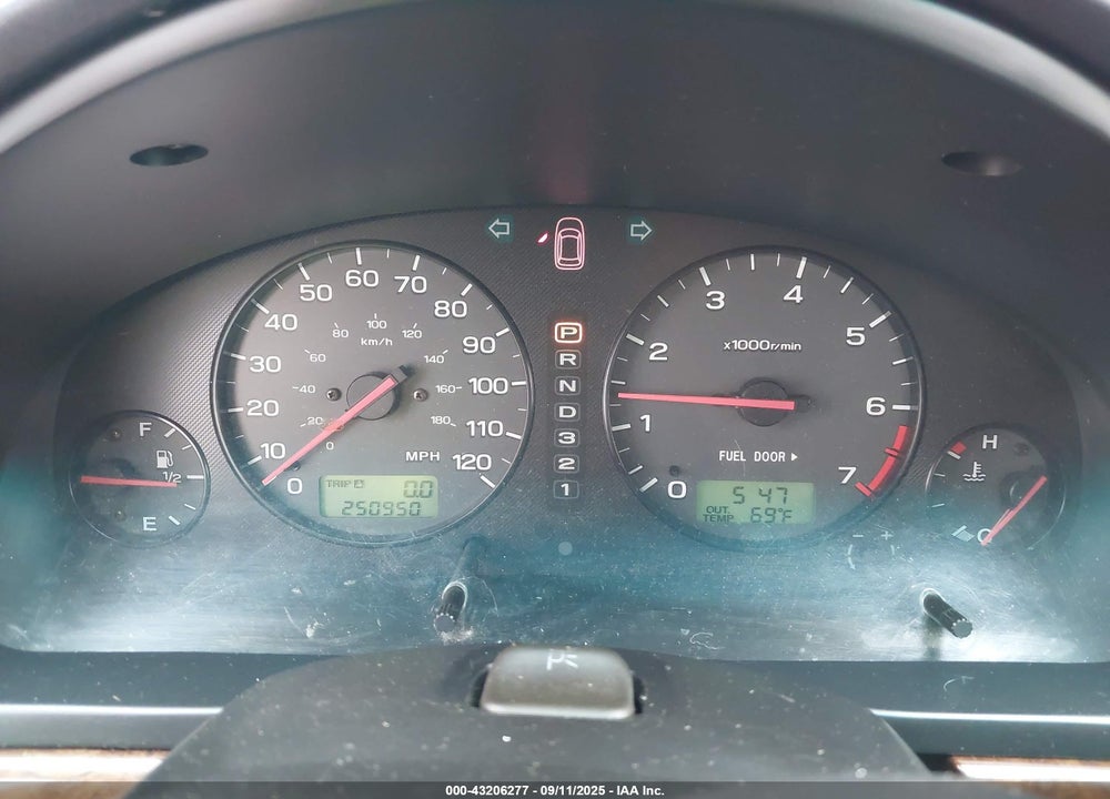 2001 SUBARU OUTBACK VIN: 4S3BH665817616674