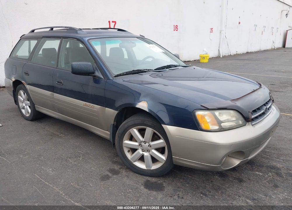 2001 SUBARU OUTBACK VIN: 4S3BH665817616674