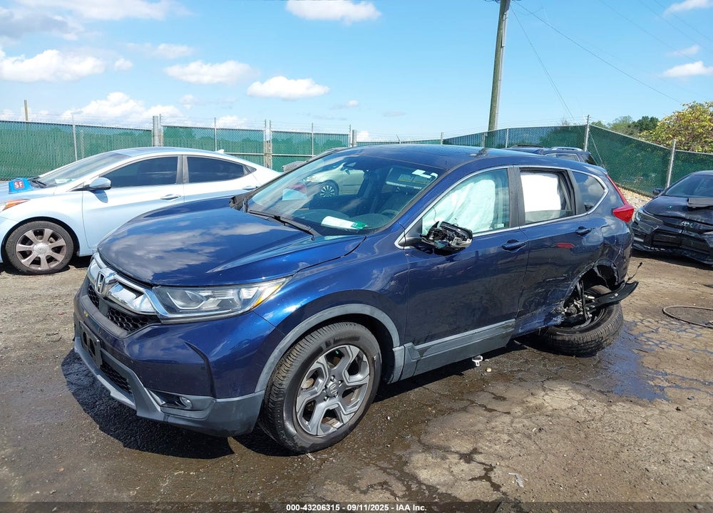 2019 HONDA CR-V EX VIN: 5J6RW2H52KA010795