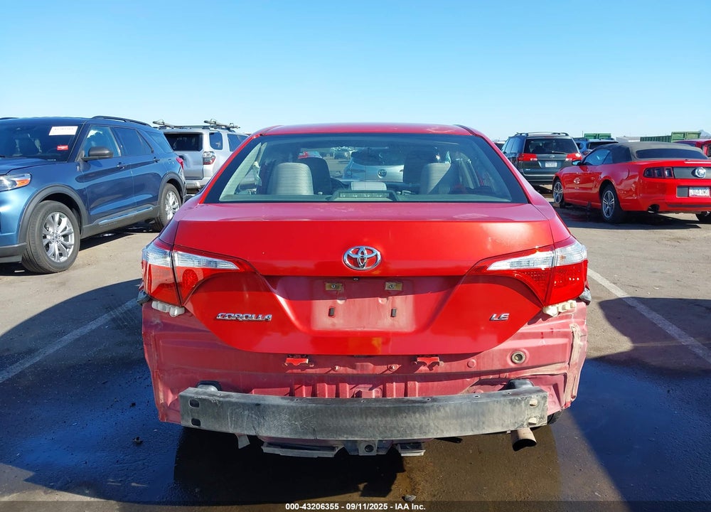 2015 TOYOTA COROLLA VIN: 5YFBURHE7FP180948