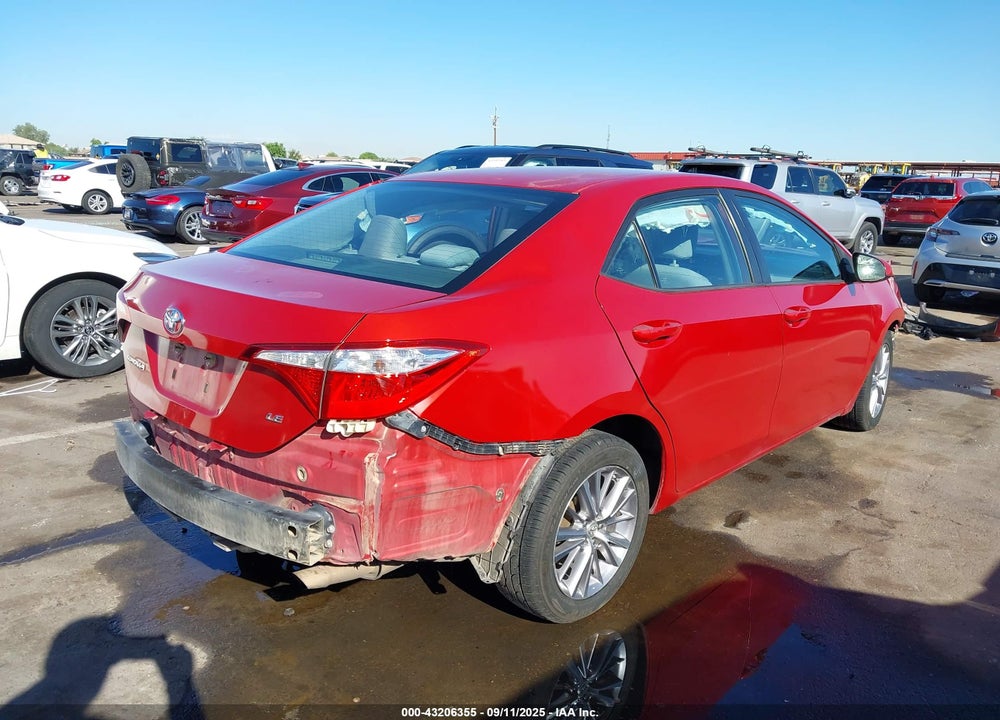 2015 TOYOTA COROLLA VIN: 5YFBURHE7FP180948
