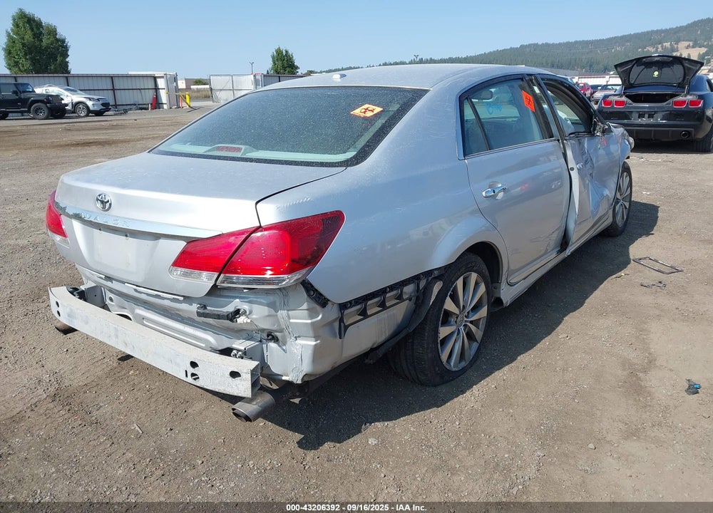 2011 TOYOTA AVALON VIN: 4T1BK3DB2BU372429
