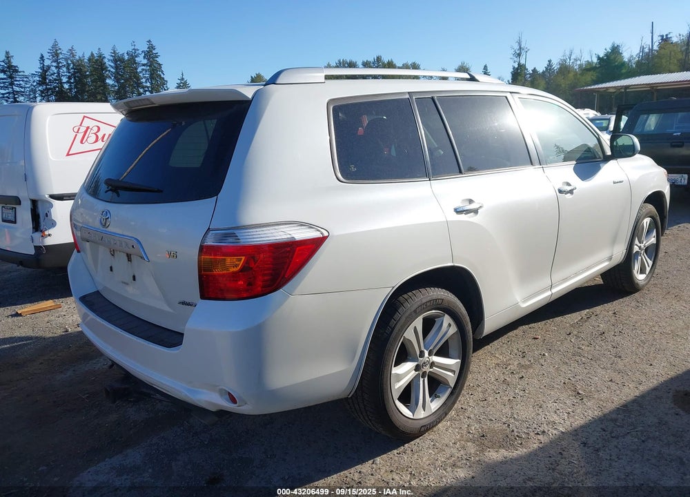 2008 TOYOTA HIGHLANDER LIMITED VIN: JTEES42AX82053863