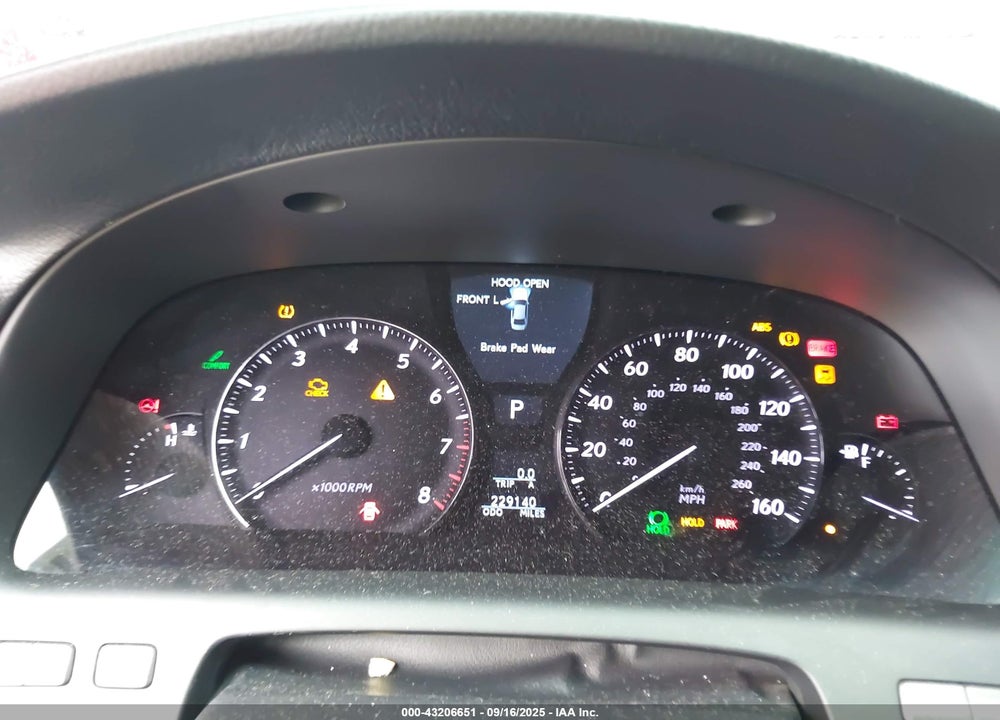 2010 LEXUS LS 460 VIN: JTHCL5EF9A5008888