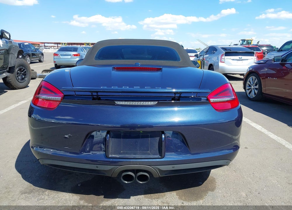 2014 PORSCHE BOXSTER VIN: WP0CA2A81ES121027