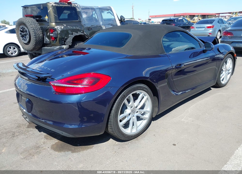 2014 PORSCHE BOXSTER VIN: WP0CA2A81ES121027