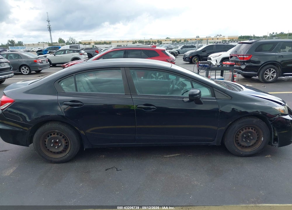 2014 HONDA CIVIC VIN: 19XFB2F53EE052613