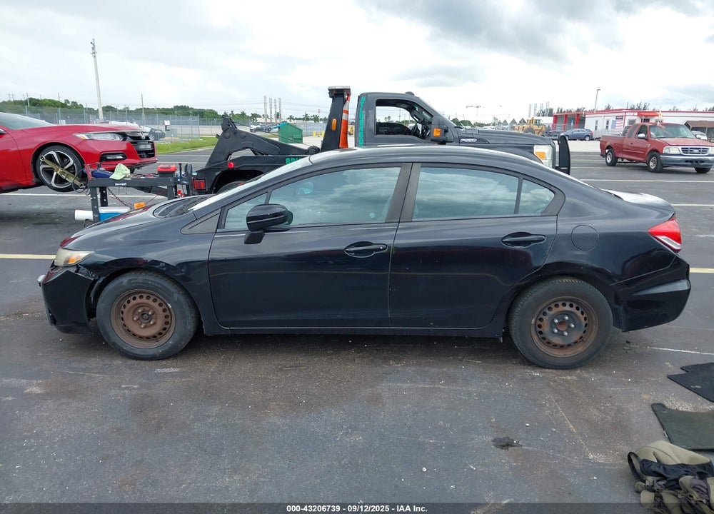 2014 HONDA CIVIC VIN: 19XFB2F53EE052613