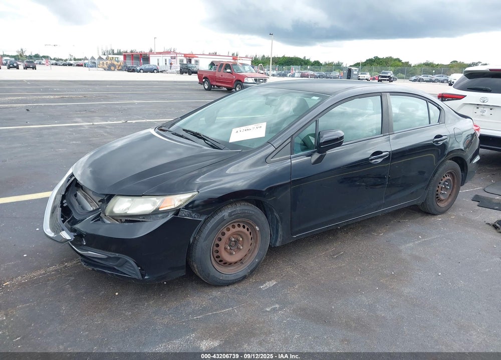 2014 HONDA CIVIC VIN: 19XFB2F53EE052613