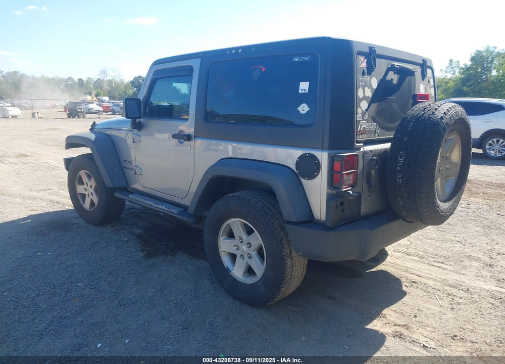 2013 JEEP WRANGLER SPORT VIN: 1C4AJWAG6DL654022