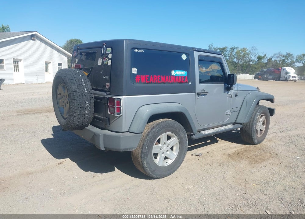 2013 JEEP WRANGLER SPORT VIN: 1C4AJWAG6DL654022